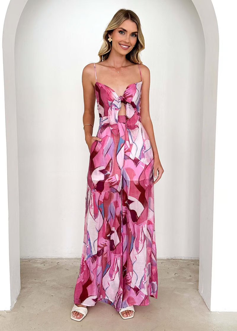 Maris™ | Palm Paradise Wide-Leg Jumpsuit
