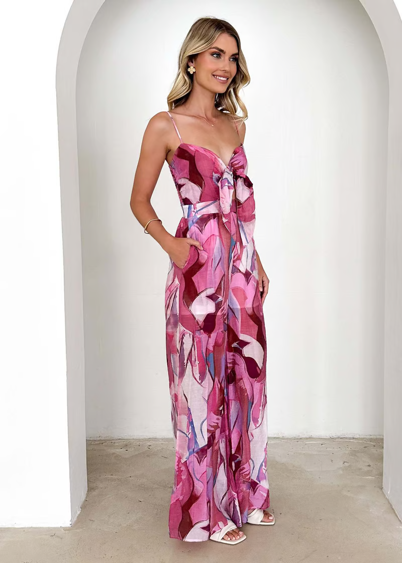 Maris™ | Palm Paradise Wide-Leg Jumpsuit