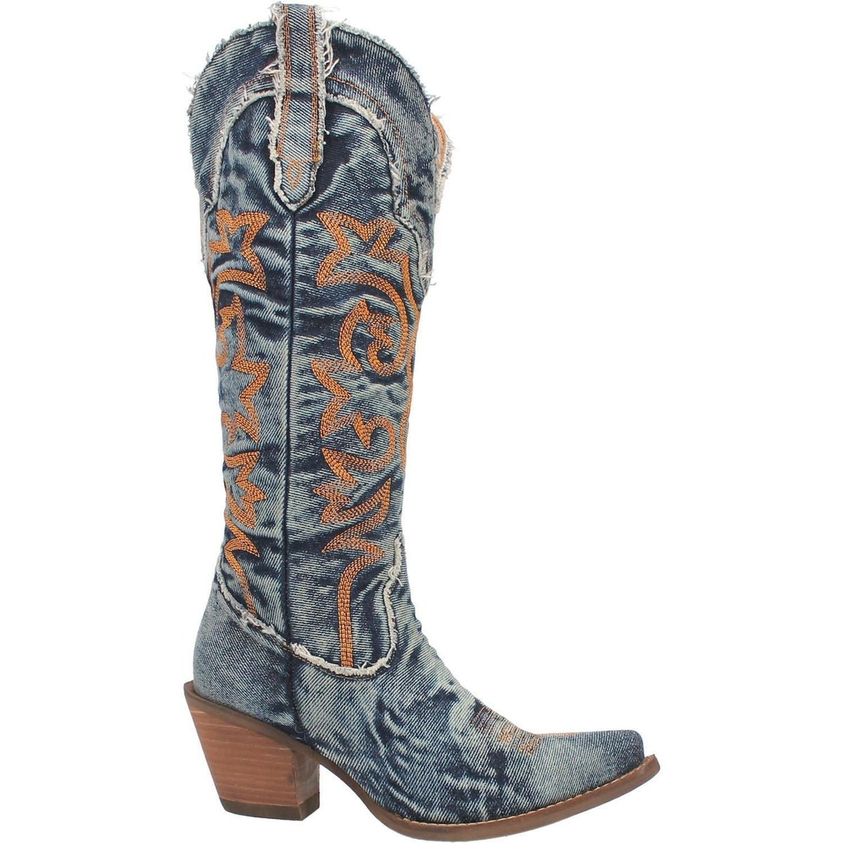 Eloise™ | Embroidered Western Knee-High Boots