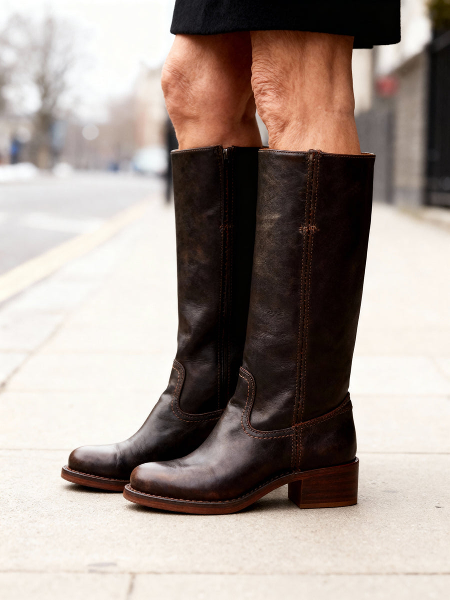 Sofia™ | Classic Tall Leather Boots