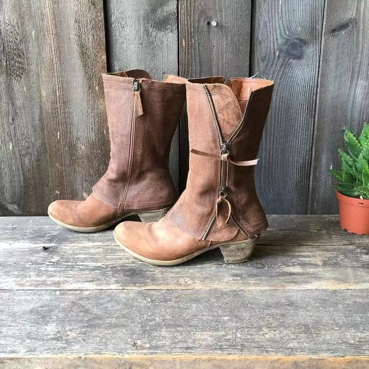 Liora™ | Waterproof Heritage Mid-Calf Boots
