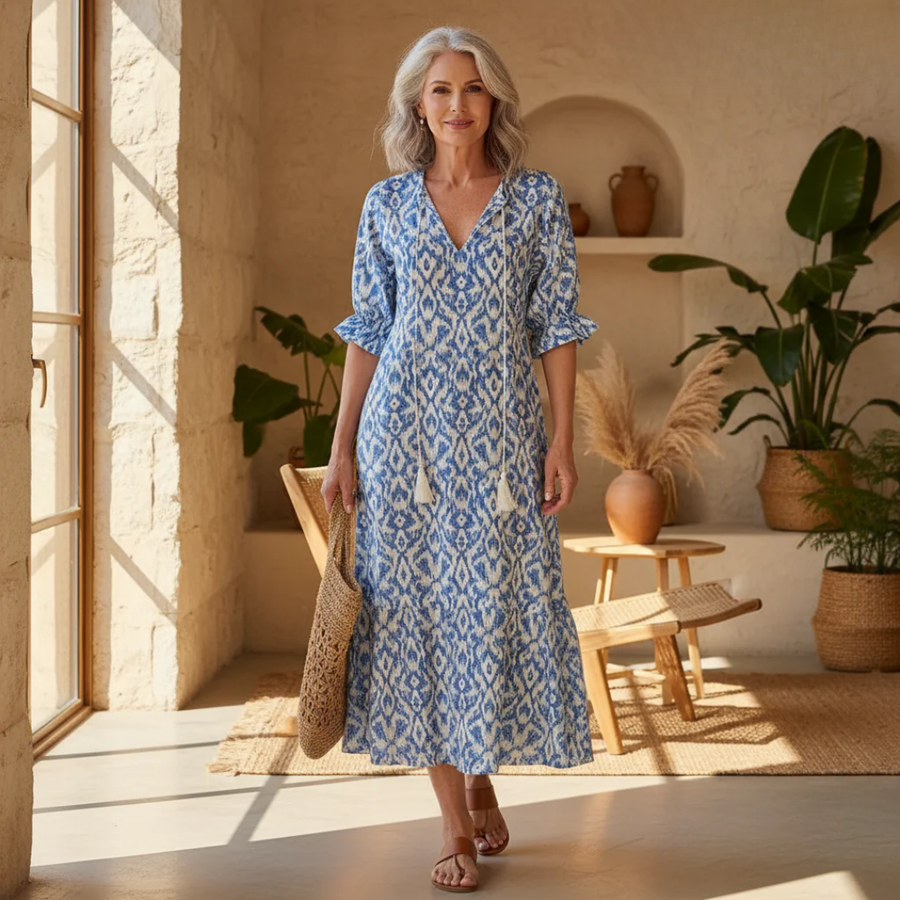 Michaela - Boho Tummy Coverage Dress