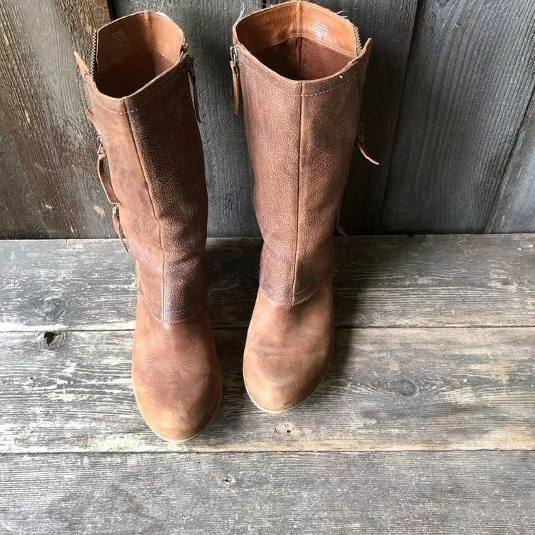 Liora™ | Waterproof Heritage Mid-Calf Boots