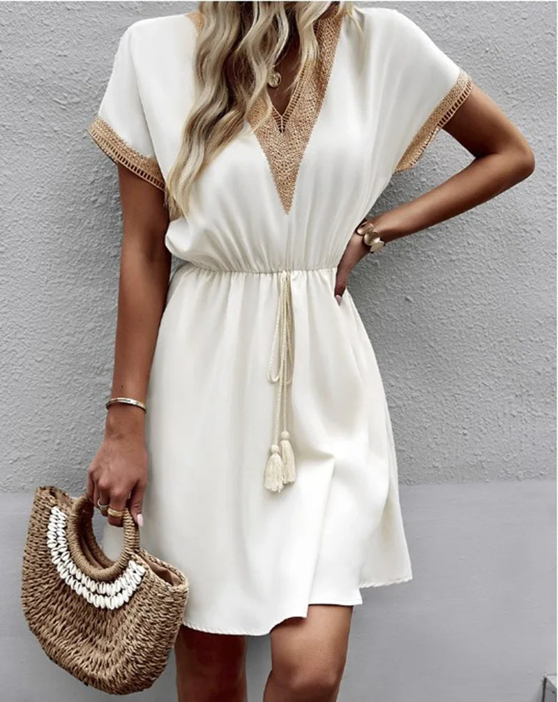 Sabrina - Stylish Bohemian Dress