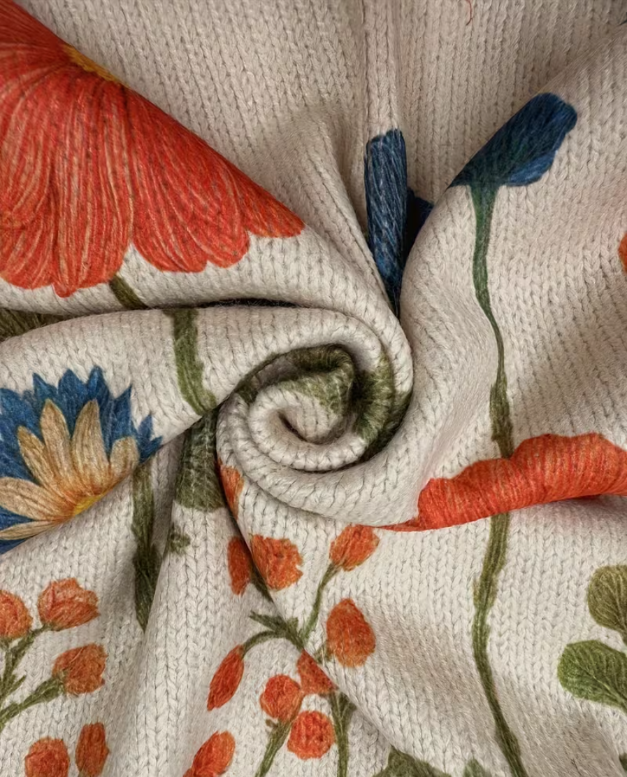 Wendy™ | Wildflower Meadow Zip-Up Cardigan