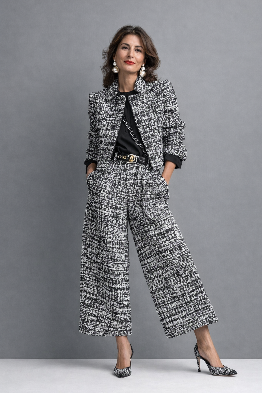 Vivienne™ | Elegant Tweed Two-Piece Set