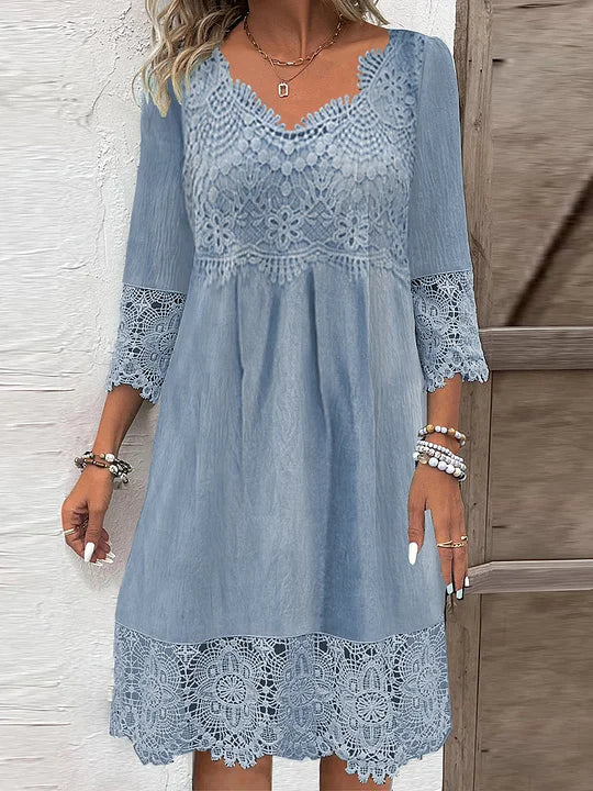 Genevieve™ | Vintage Lace Midi Dress