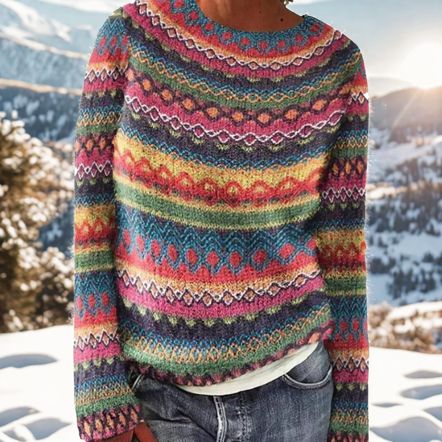 Yvette™ | Mountain Festival Fair Isle Sweater
