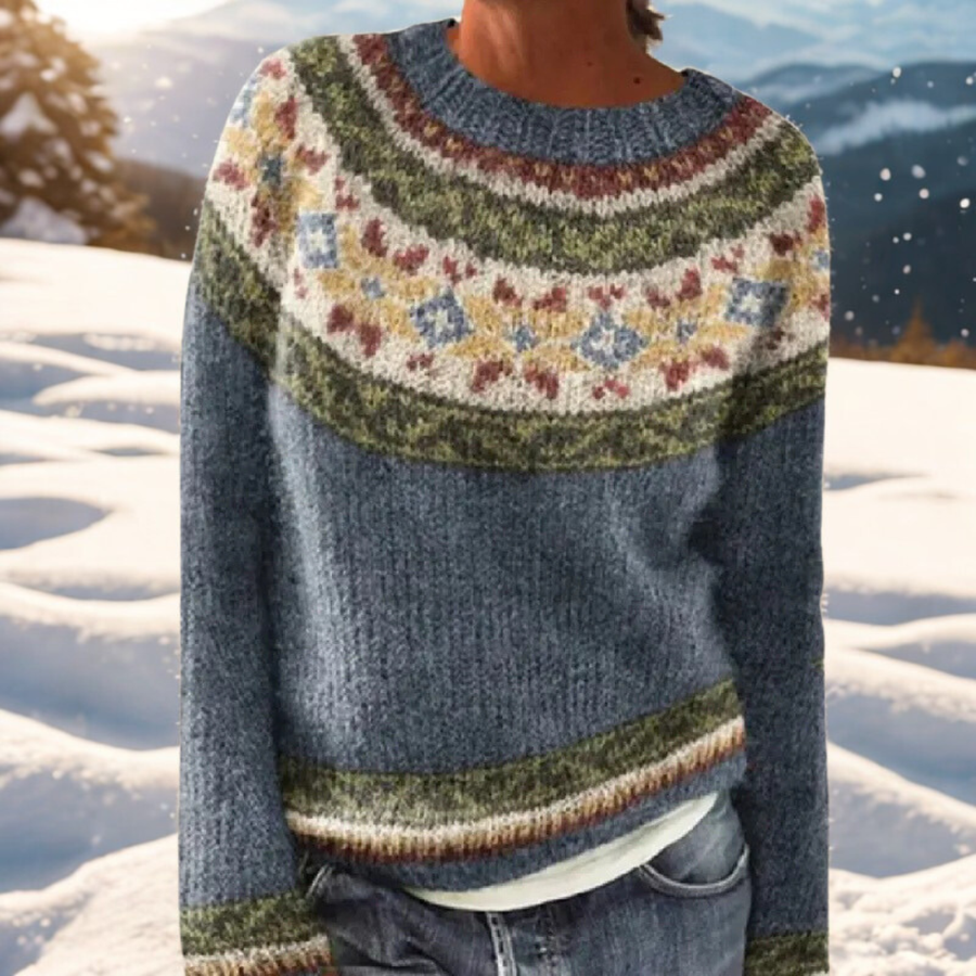Acacia™ | Heritage Nordic Fair Isle Wool-Blend Sweater