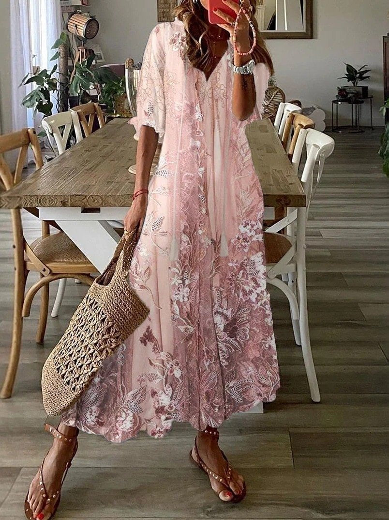 Genevieve™ | Vintage Lace Midi Dress