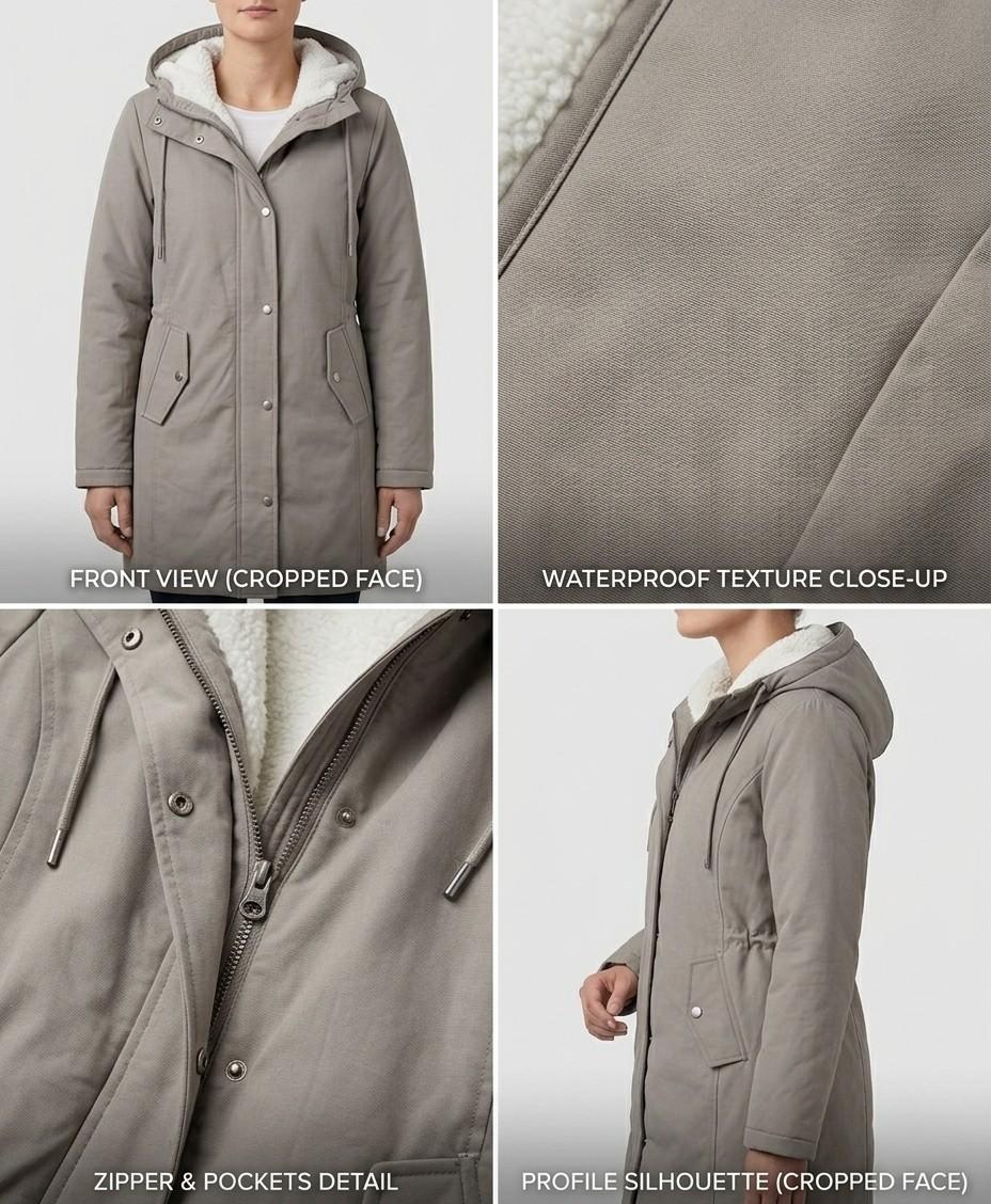Marjorie™ | Cozy Hooded Weatherproof Coat