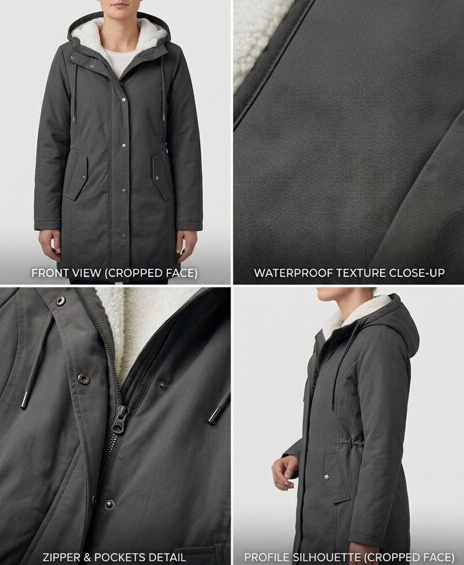 Marjorie™ | Cozy Hooded Weatherproof Coat