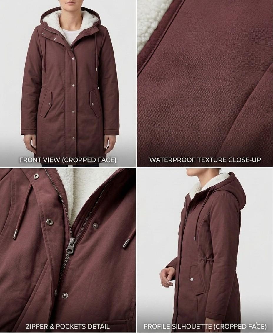 Marjorie™ | Cozy Hooded Weatherproof Coat