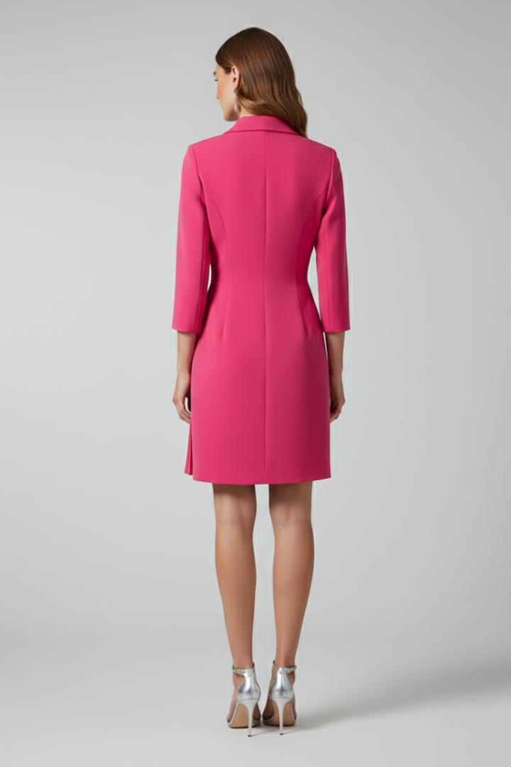 Valentina™ | Elegant Pleated Wrap Blazer Dress