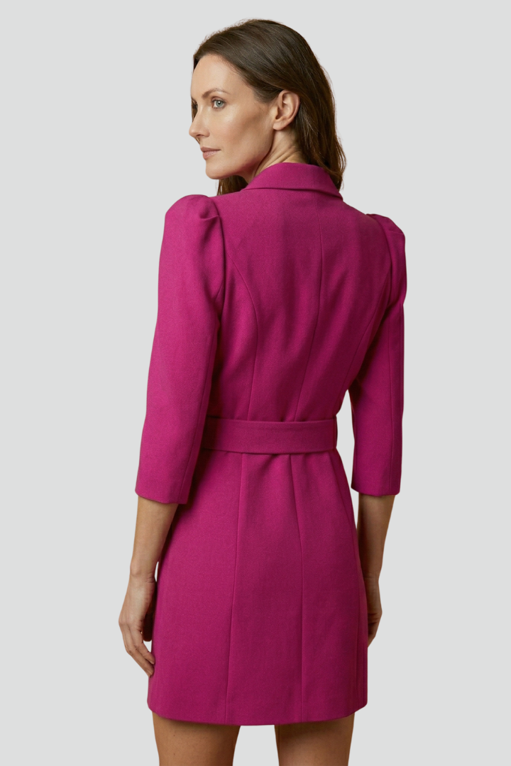 Rosalina™ | Elegant Belted Double-Breasted Blazer Dress