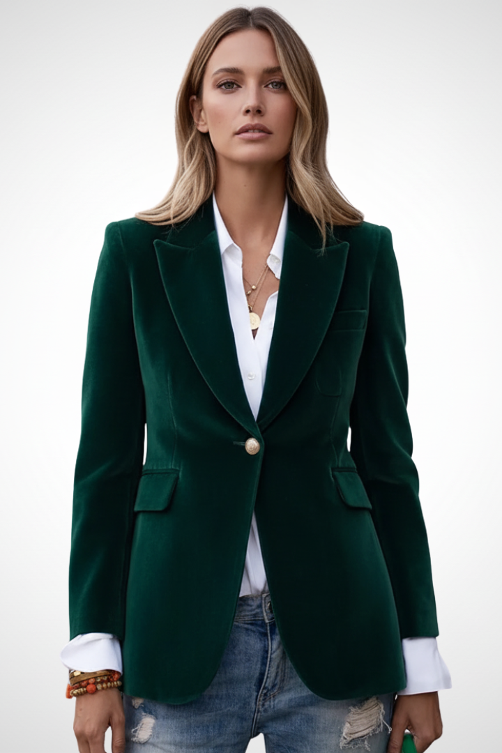Estelle™ | Timeless Single-Button Tailored Blazer
