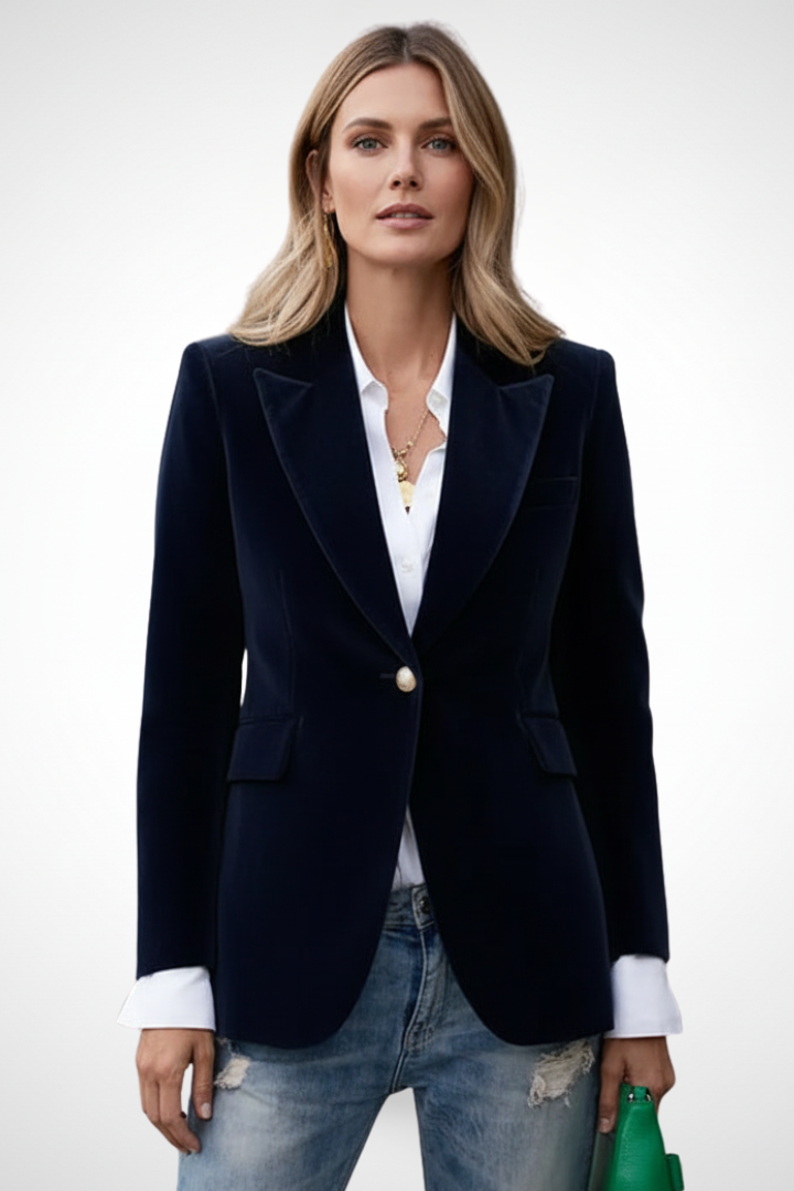 Estelle™ | Timeless Single-Button Tailored Blazer