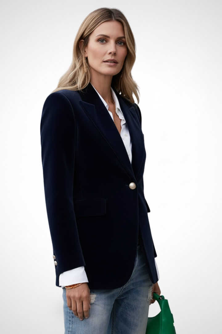 Estelle™ | Timeless Single-Button Tailored Blazer
