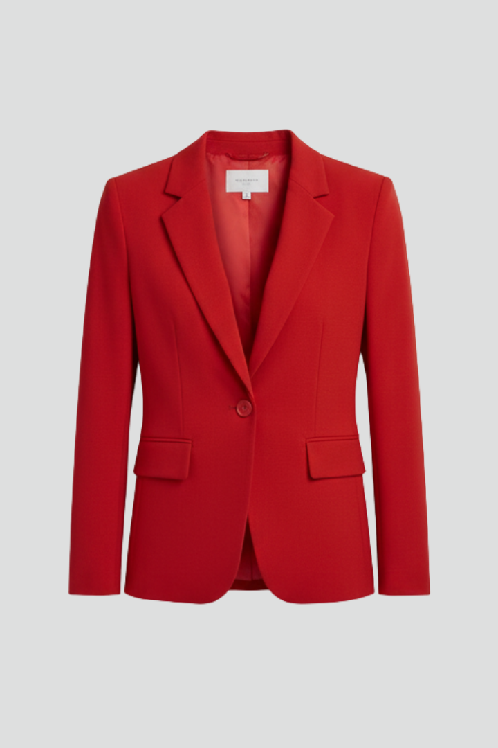 Emma™ | Elegant Single-Button Tailored Blazer