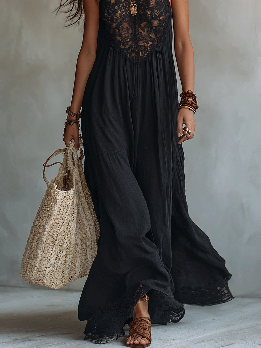 Vesper™ | Twilight Grace Maxi Dress