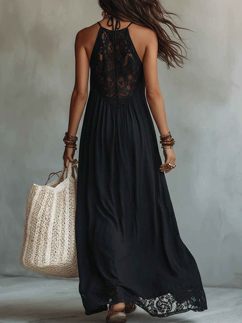 Vesper™ | Twilight Grace Maxi Dress