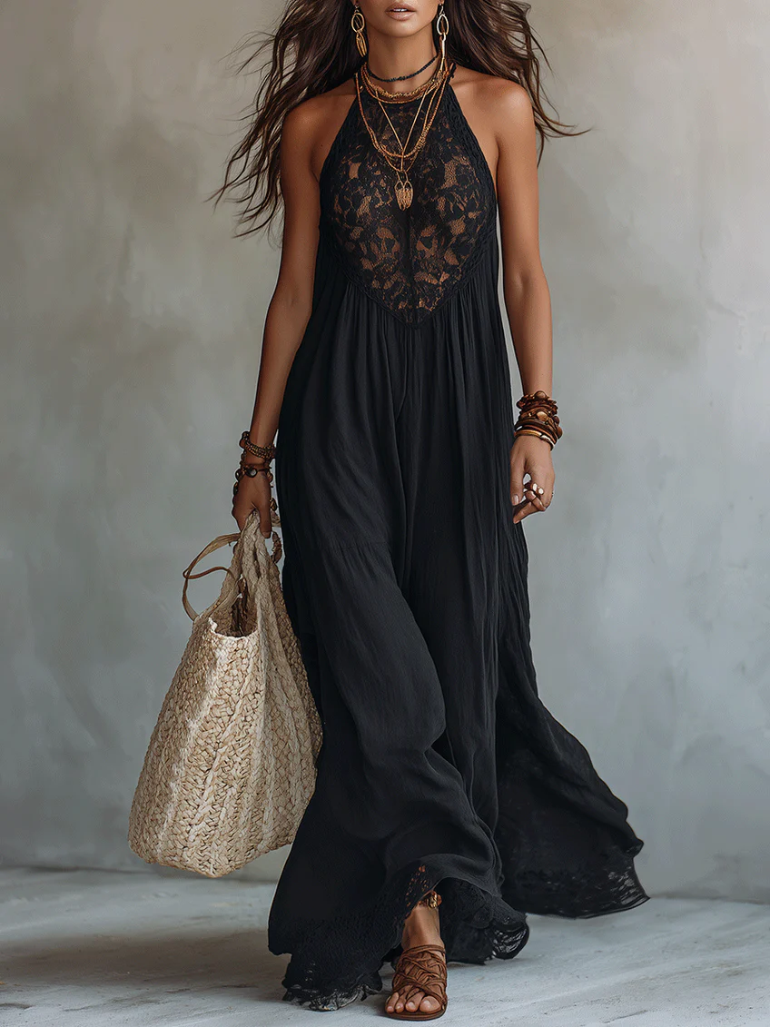 Vesper™ | Twilight Grace Maxi Dress