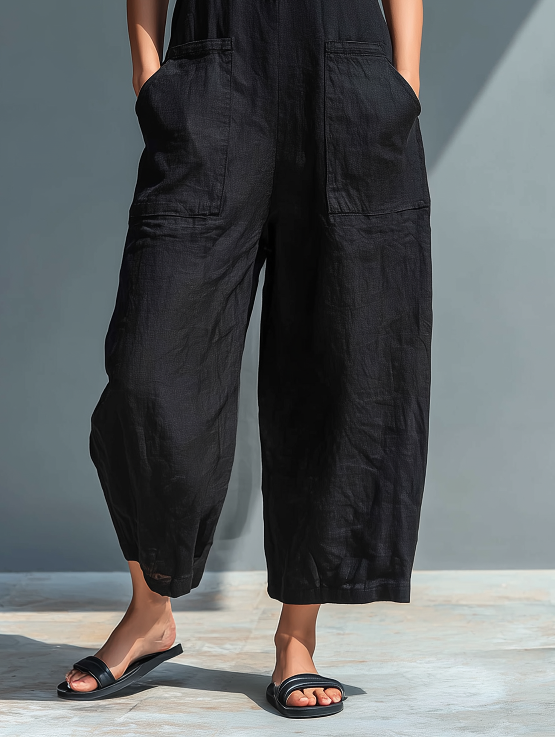 Marceline™ | Relaxed Sleeveless Wide-Leg Jumpsuit