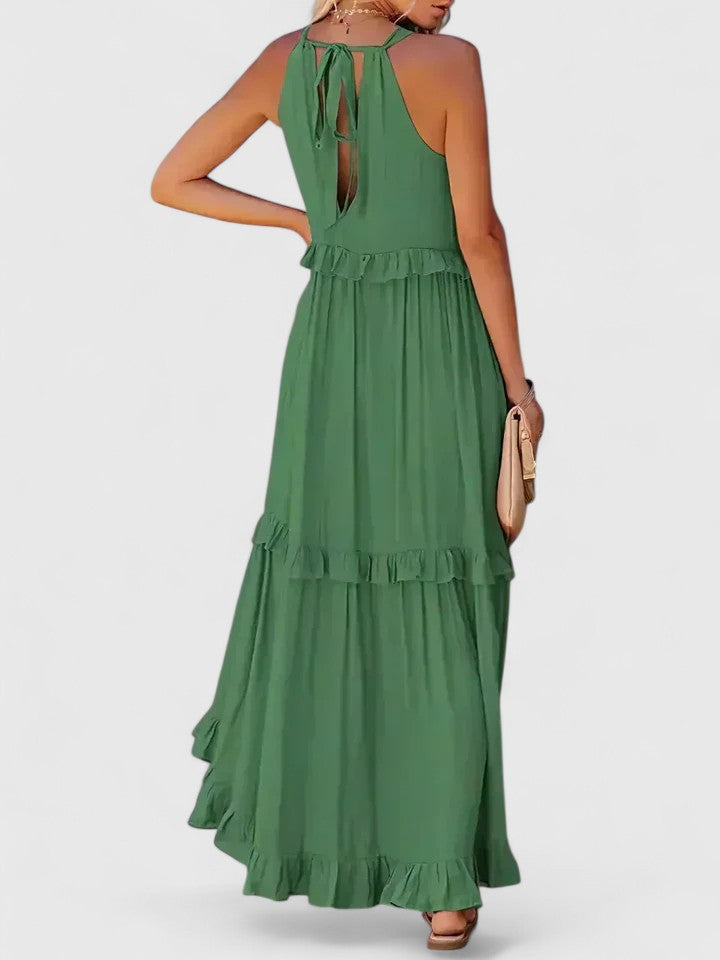 Genevieve™ | Flowing Ruffle Maxi Dress
