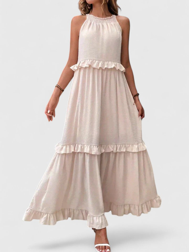 Genevieve™ | Flowing Ruffle Maxi Dress