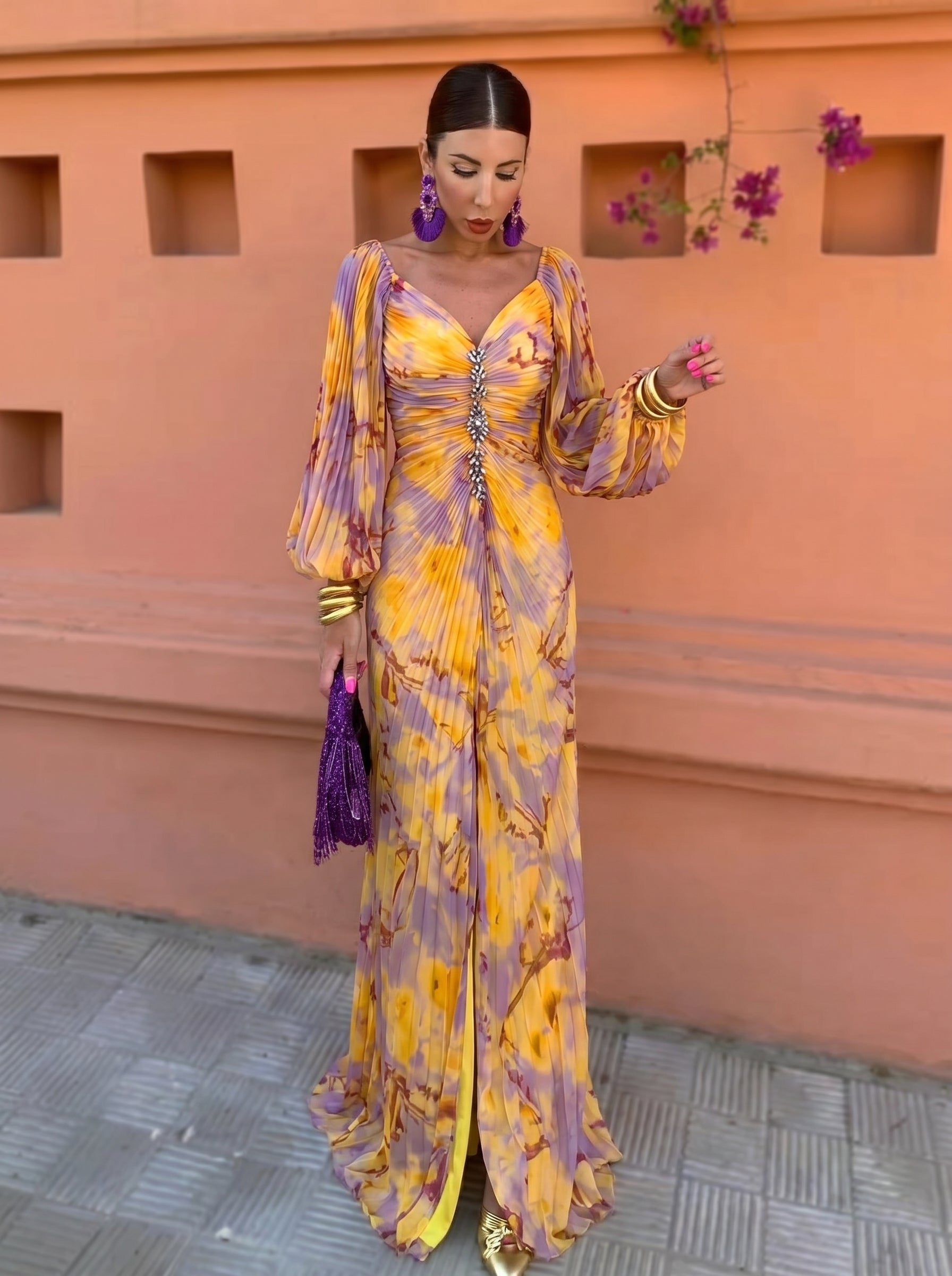 Valentina™ | Off-Shoulder Floral Maxi Dress