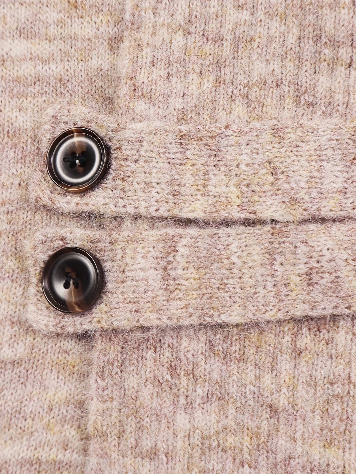Harlow™ | Oatmeal Ribbed Button-Tab Cardigan