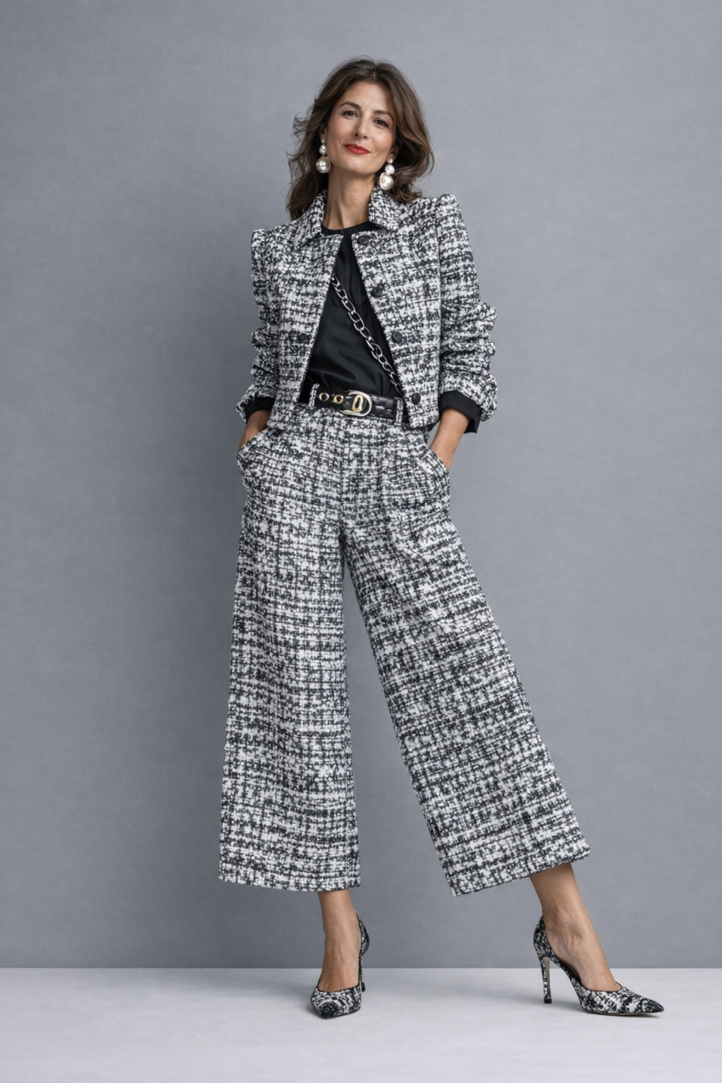 Vivienne™ | Elegant Tweed Two-Piece Set