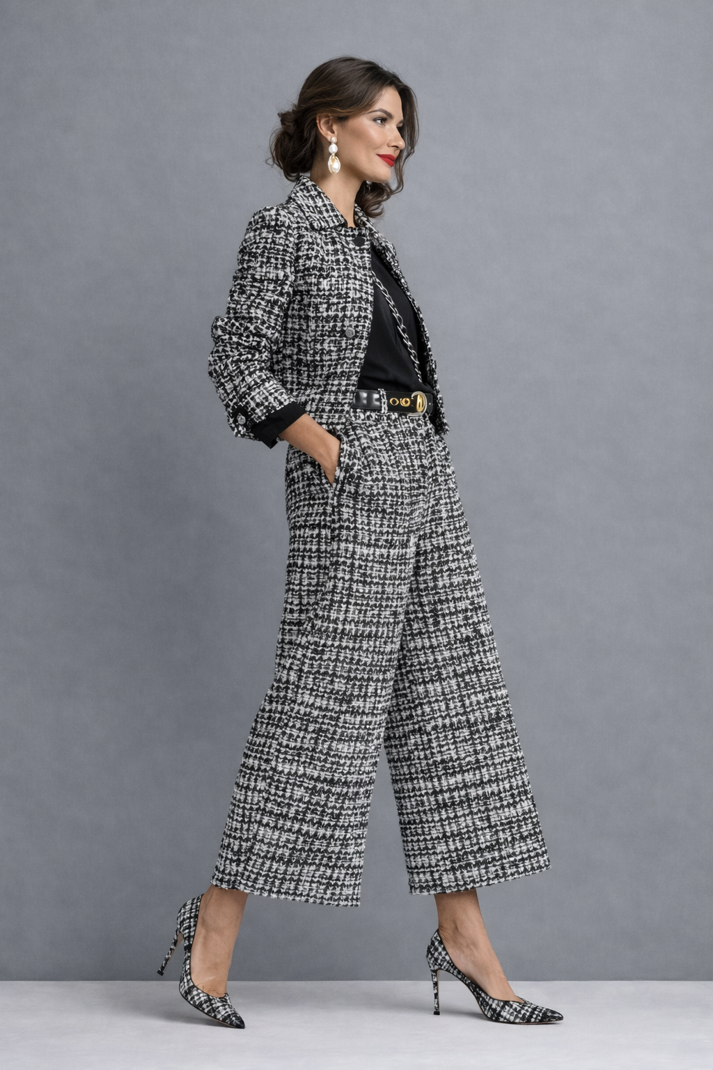 Vivienne™ | Elegant Tweed Two-Piece Set