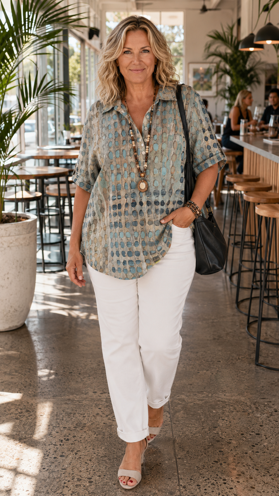 Marlowe™ | Artistic Linen Blend Tunic