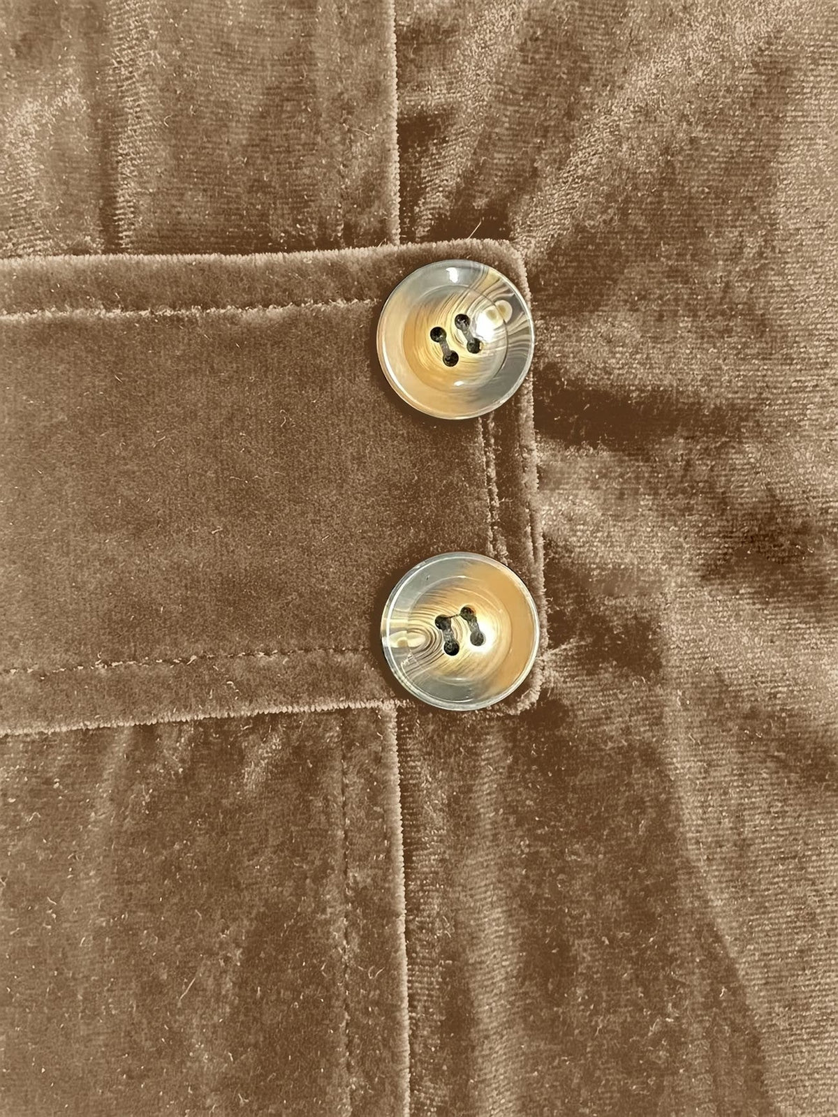 Sutton™ | Caramel Velvet Tailored Cardigan