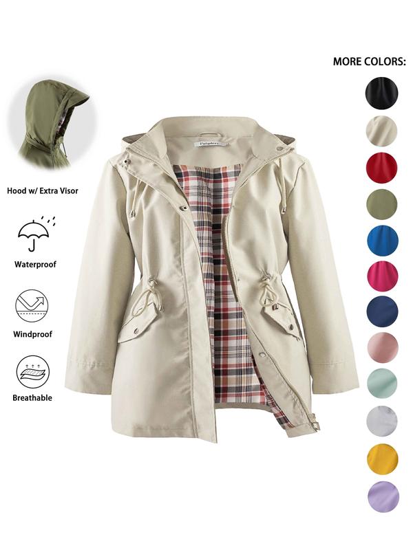 Deena™ | Lightweight Hooded Everyday Trench Coat
