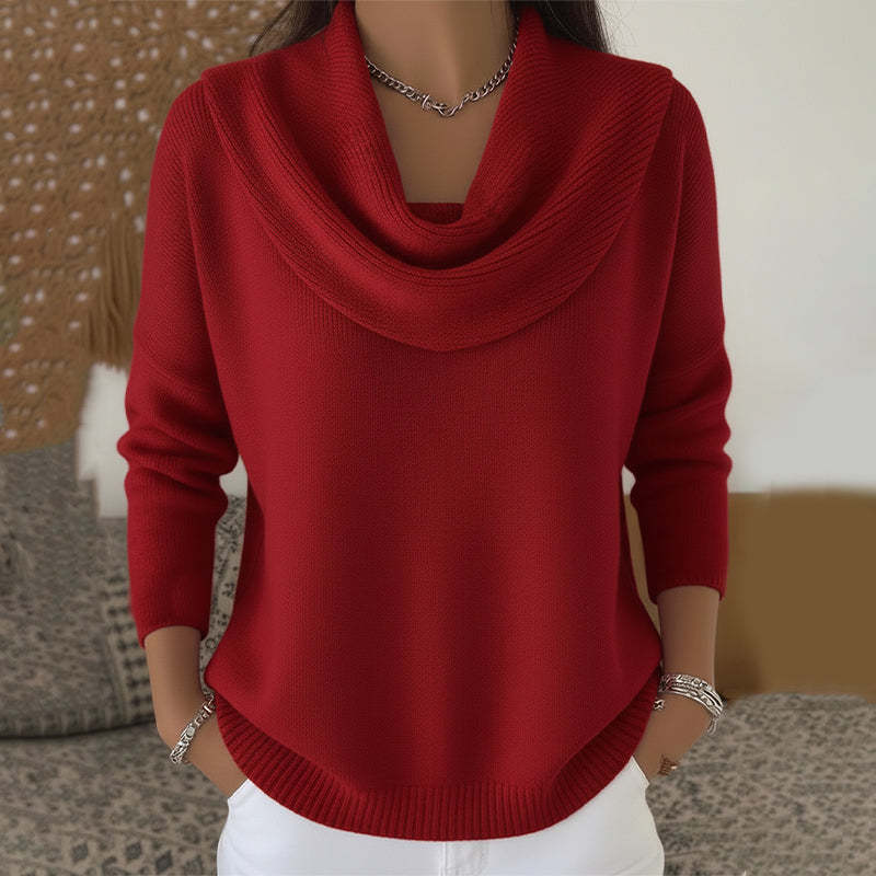 Marie™ | Women's Cowl Neck Knit Sweater