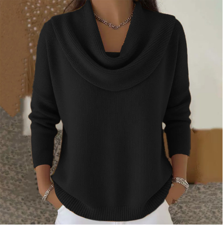 Marie™ | Women's Cowl Neck Knit Sweater