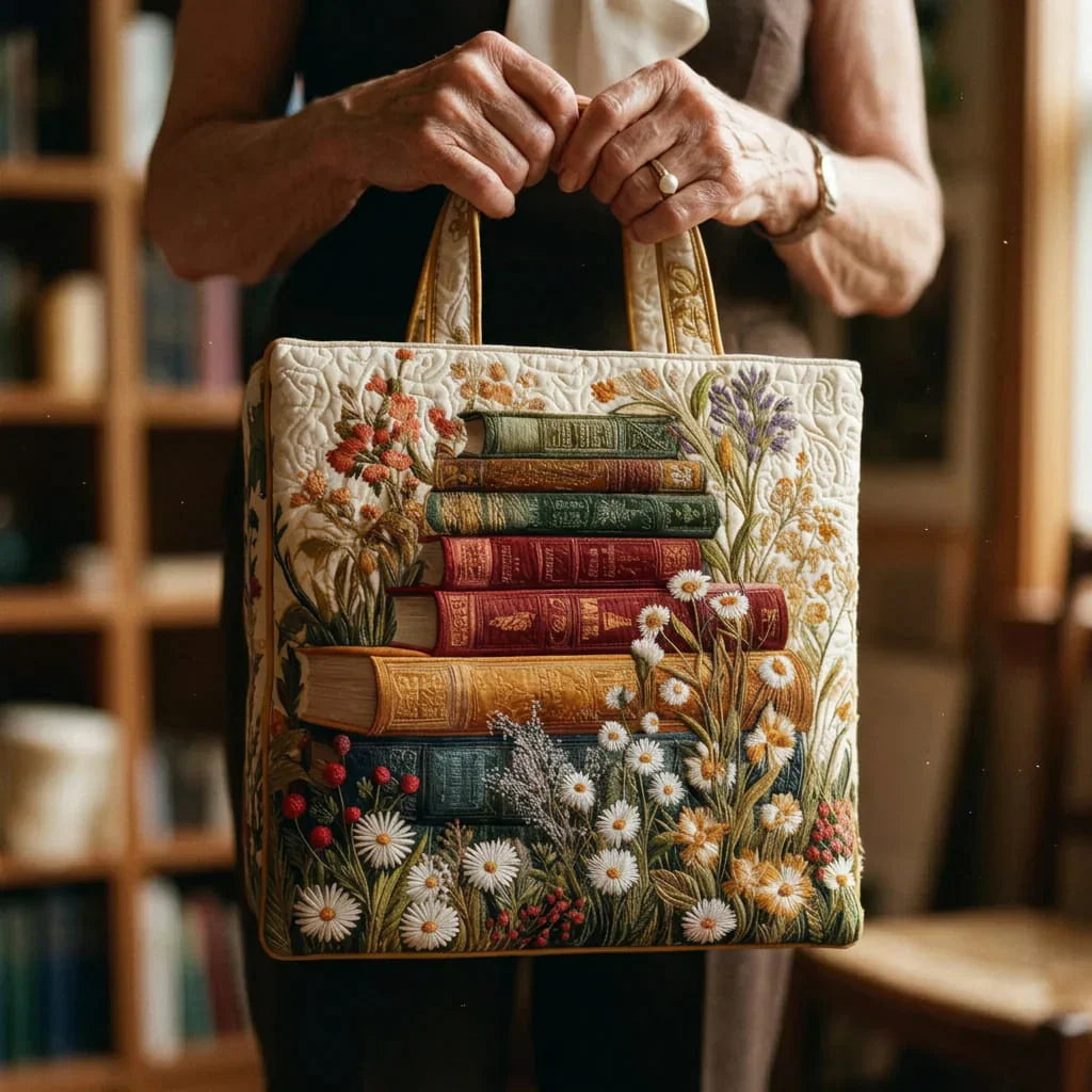 Sack Artisanal Matelassé - Floral Motif