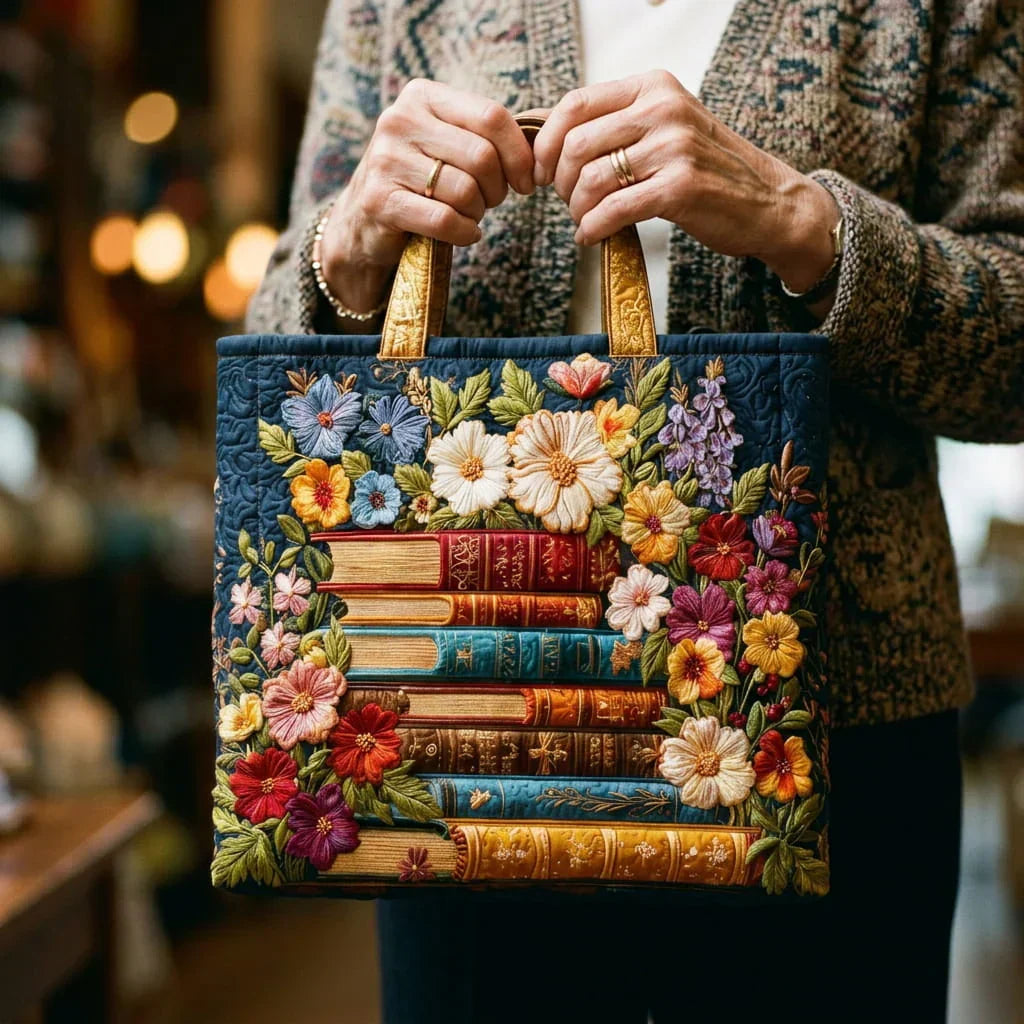 Sack Artisanal - Floral Print and Book