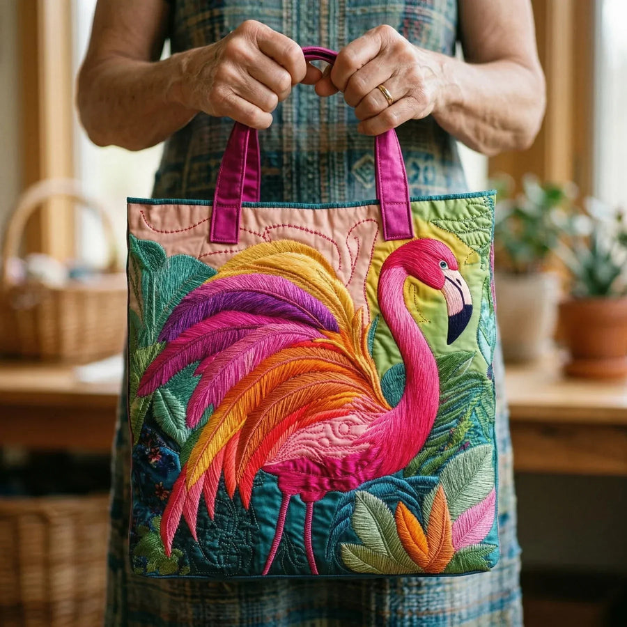 Quilted Bag - Flaman Arc-en-Ciel