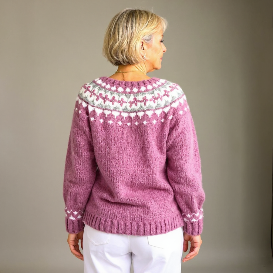 Mathilda™ | Nordic Fair Isle Button-Front Cardigan