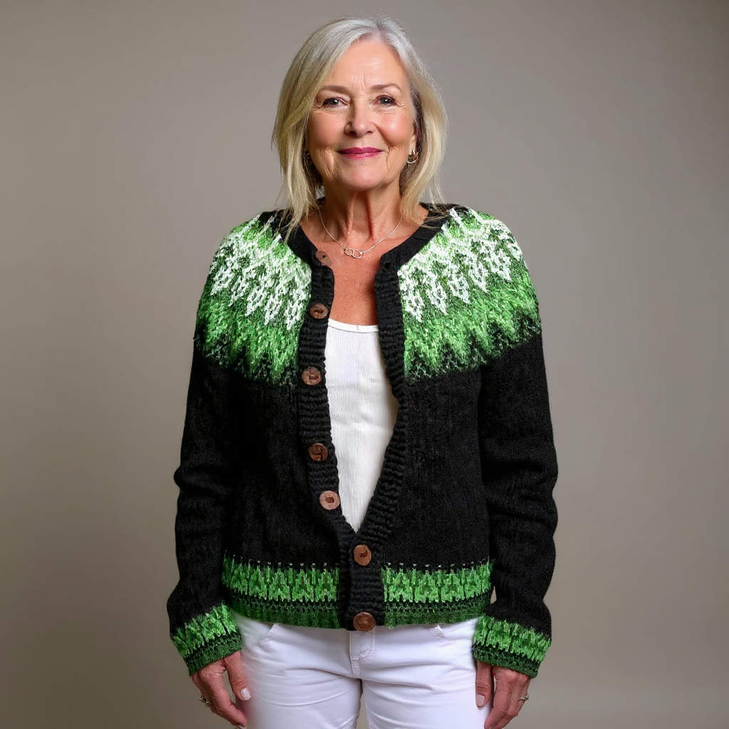 MAISIE | RETRO ICELANDIC CARDIGAN