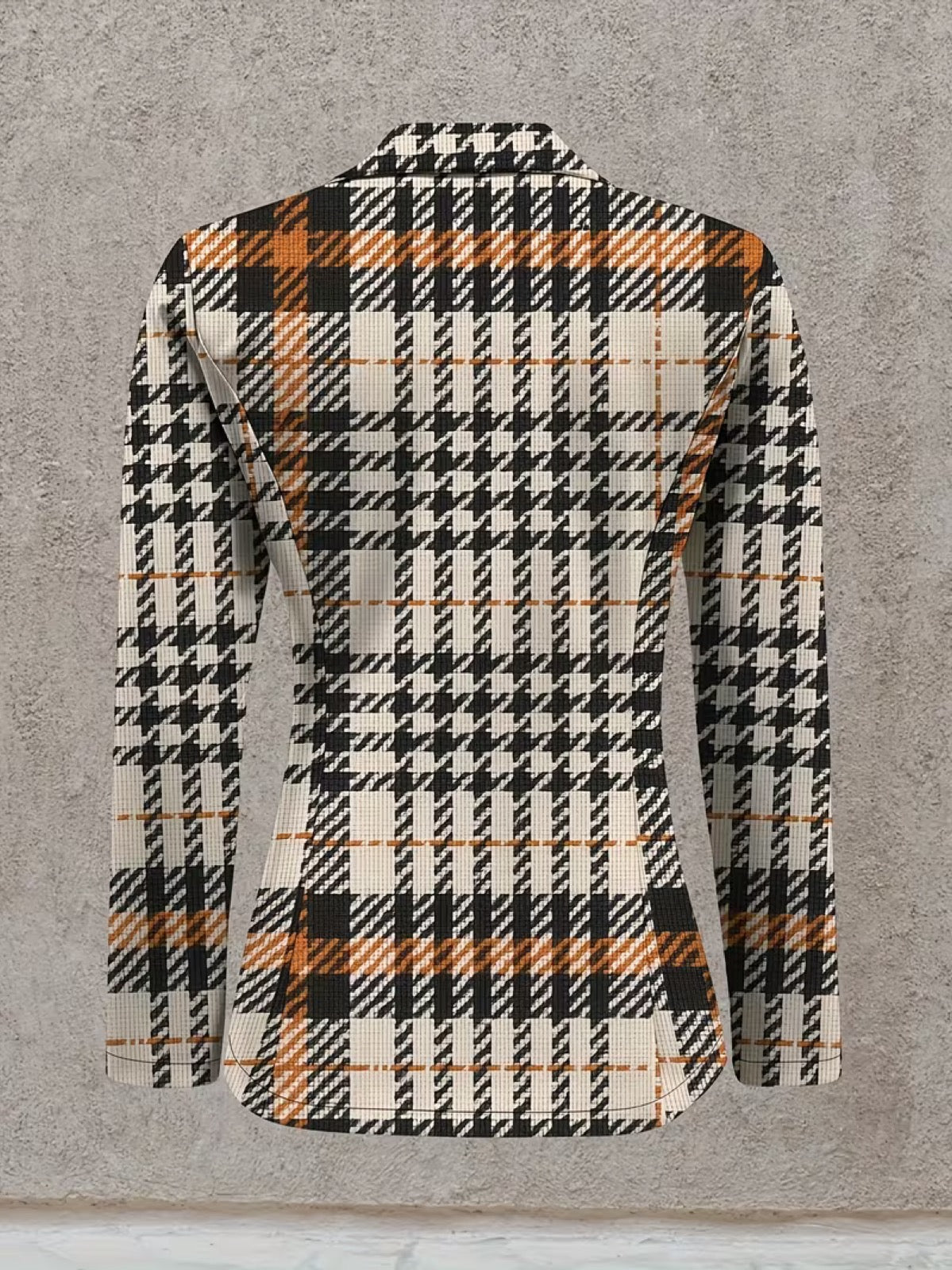 Ghislane™ | Heritage Houndstooth Tailored Blazer