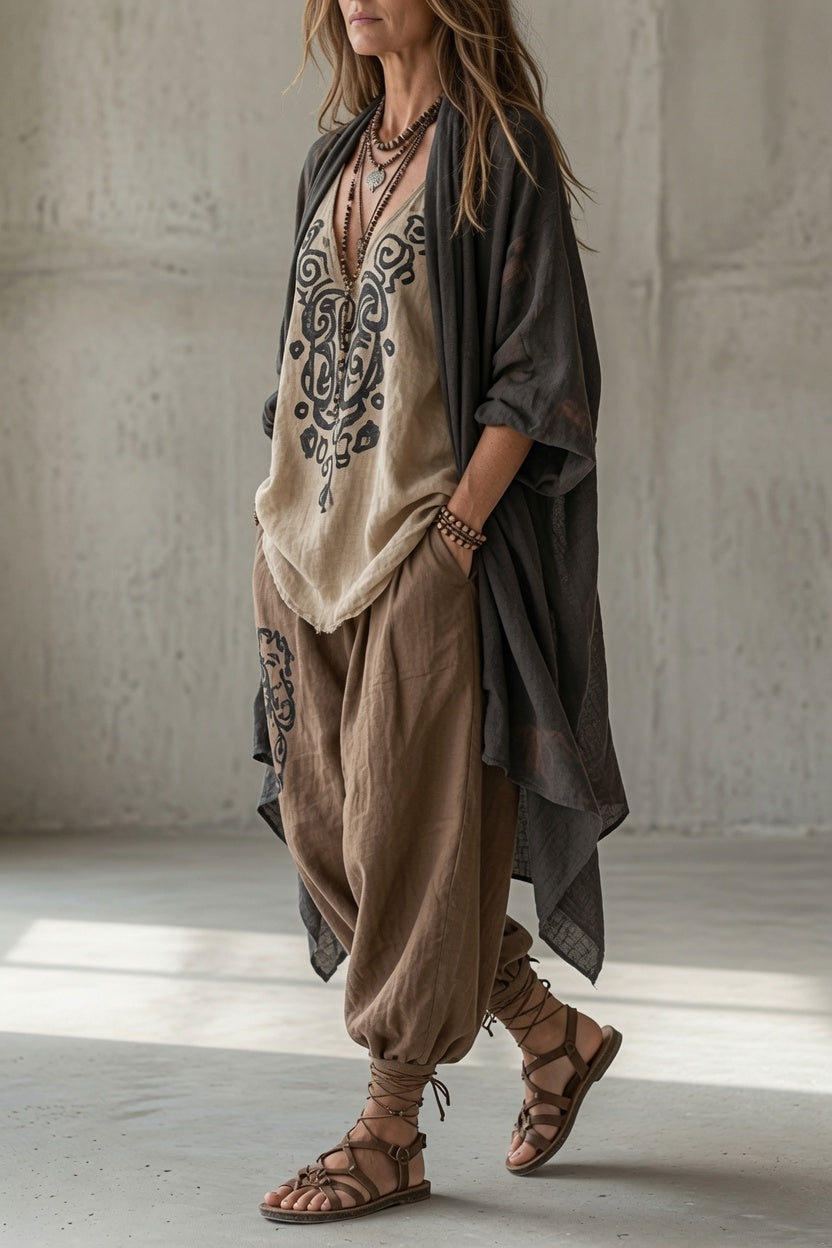 Tara™ | Bohemian Embroidered Three-Piece Set