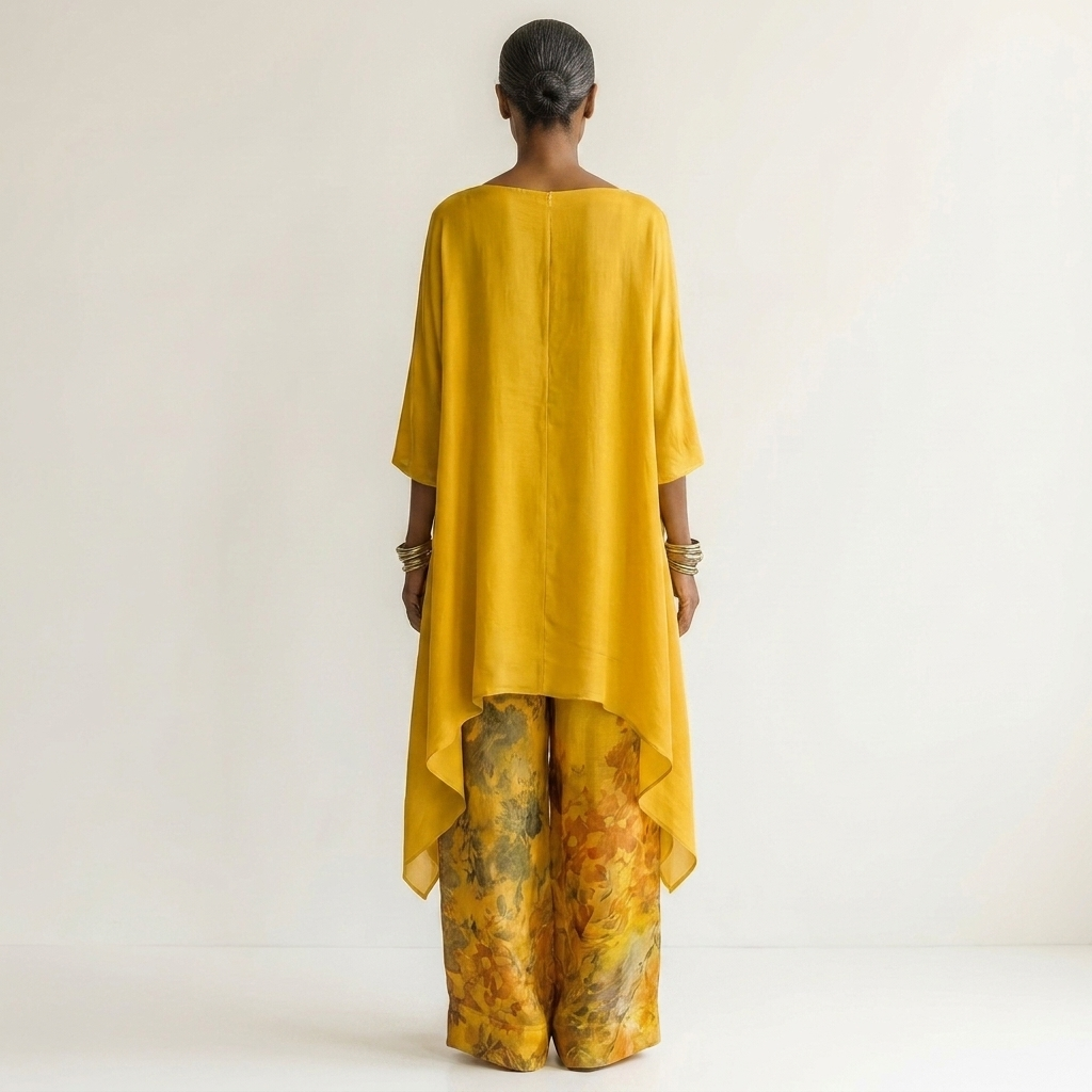 Celeste™ | Asymmetrical Linen Two-Piece Set