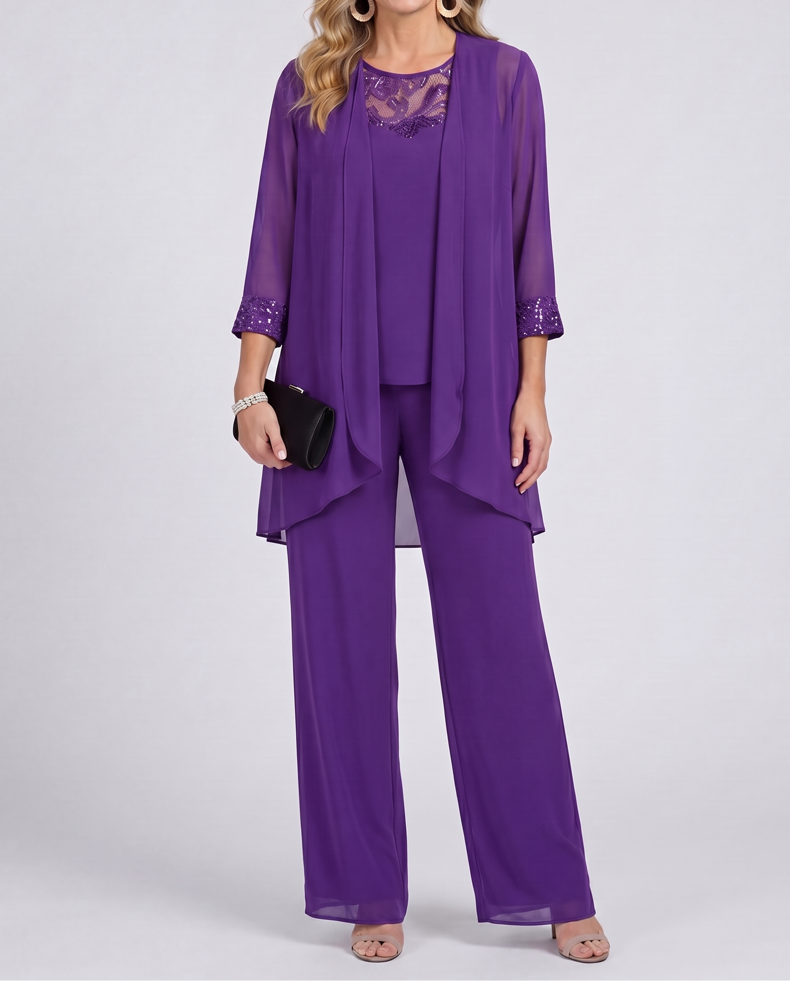 Estelle™ | Flowing Jacket & Wide-Leg Pant Set