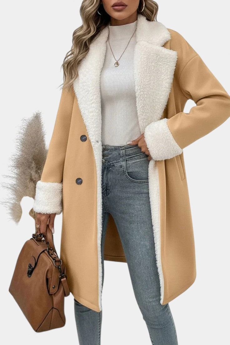 Carmina™ | Fleece-Lined Tailored Midi Coat