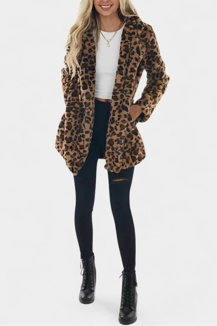 Enola™ | Fleece-Lined Tailored Midi Coat