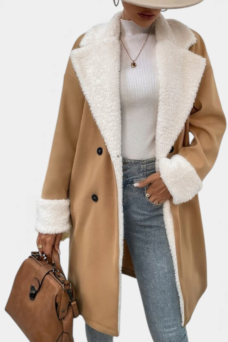 Carmina™ | Fleece-Lined Tailored Midi Coat